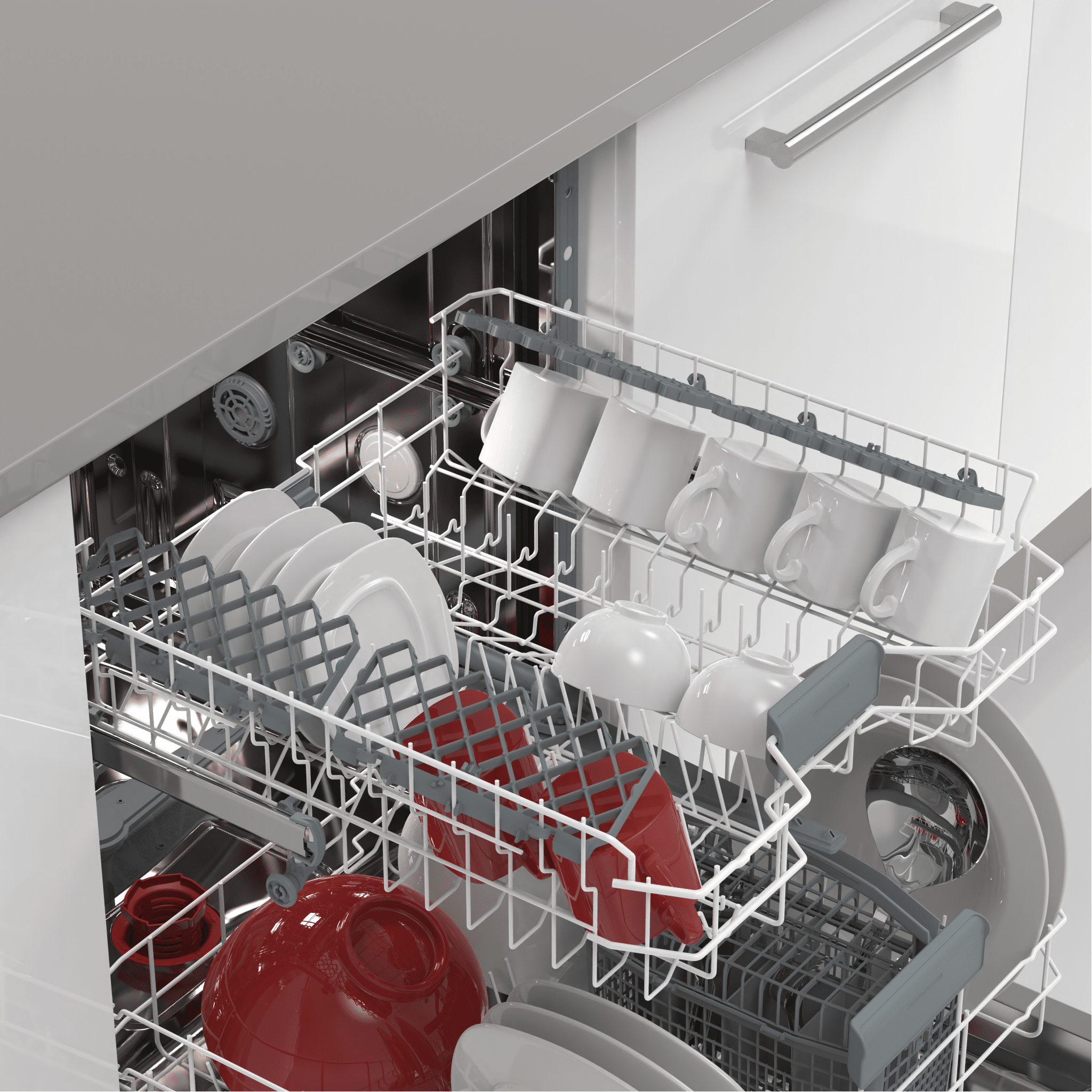 sharp slimline integrated dishwasher